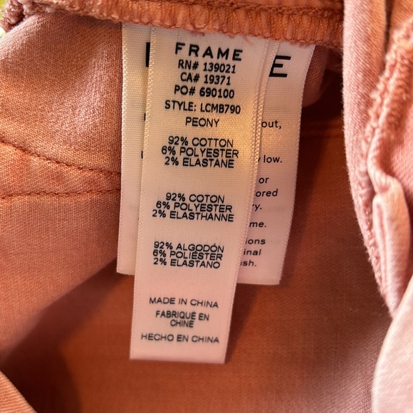 Frame Denim Le Crop Mini Boot in Peony cropped stretchy bootcut jeans - Picture 10 of 10